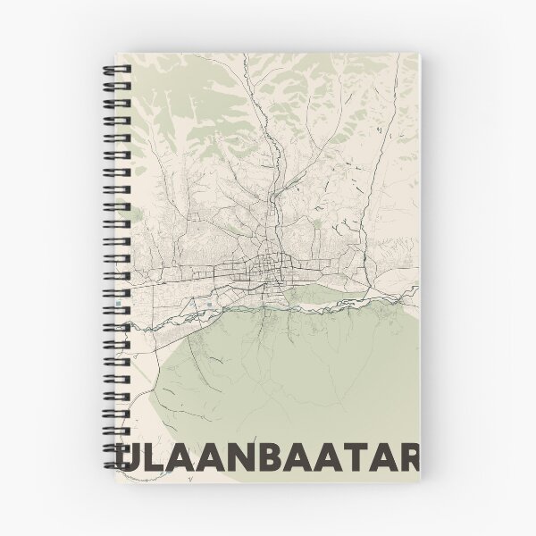 Item preview, Ulaanbaatar Map designed and sold by MapsNerd.