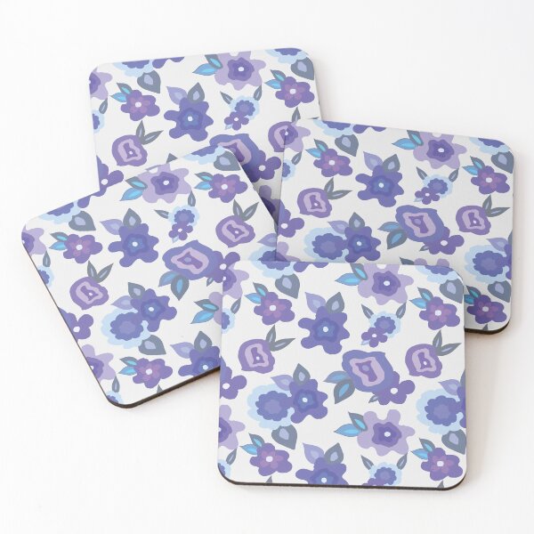 Aperçu de l'œuvre bouquets violets et bleus créée et vendue par Nana Dancer Designs.