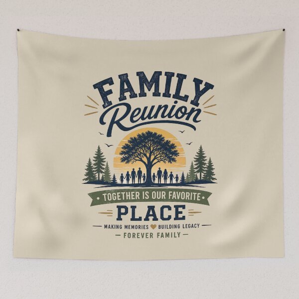 Item preview, Family Reunion Together Is Our Favorite Place Rustic Vintage Family Gathering designed and sold by LinaDesign Store.