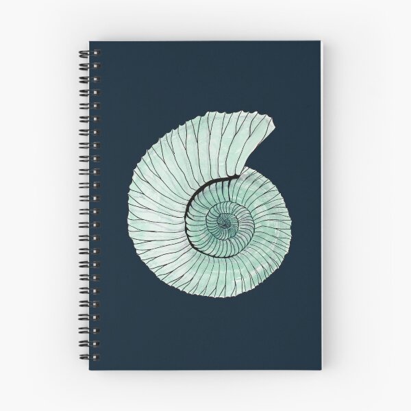 Item preview,  Blue Noir Ammonite  designed and sold by Piret Victoria Ribas.