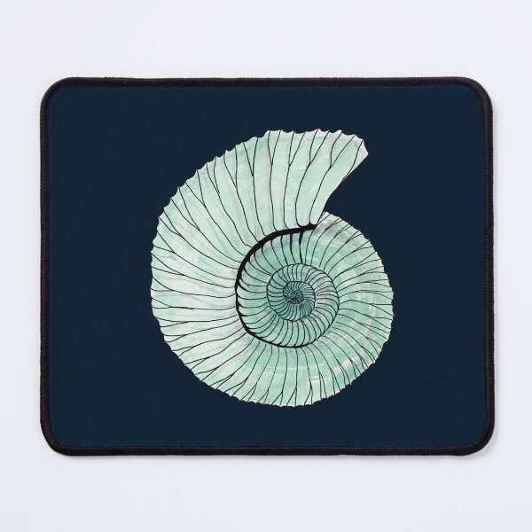 Item preview, Blue Noir Ammonite designed and sold by Piret Victoria Ribas.