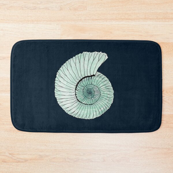 Item preview,  Blue Noir Ammonite  designed and sold by Piret Victoria Ribas.
