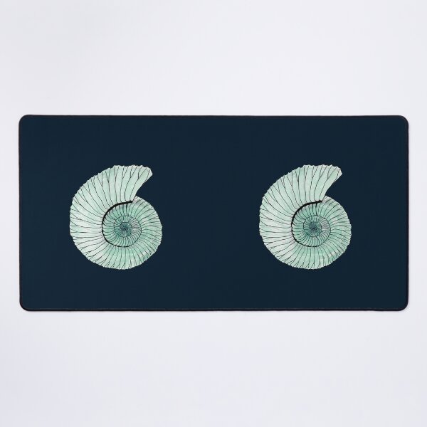 Item preview,  Blue Noir Ammonite  designed and sold by Piret Victoria Ribas.