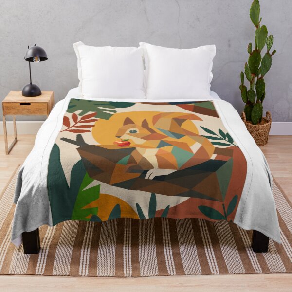 Item preview, Low-Poly Squirrel Wall Art designed and sold by MahnoorDesigns.