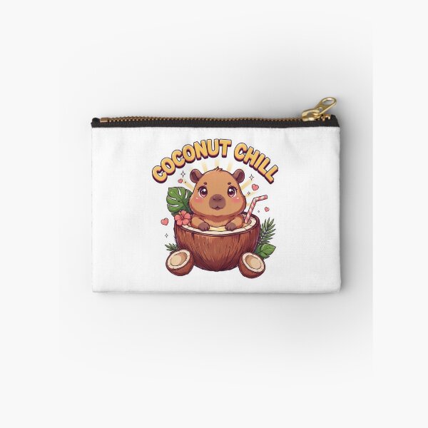 Item preview, Coconut Chill Capybara T-Shirt – Cute Kawaii Tropical Summer Animal Gift for Capybara Lovers, Beach Lovers & Cozy Girls designed and sold by GemBob Creations.