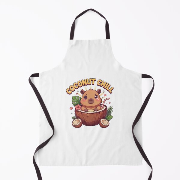 Item preview, Coconut Chill Capybara T-Shirt – Cute Kawaii Tropical Summer Animal Gift for Capybara Lovers, Beach Lovers & Cozy Girls designed and sold by GemBob Creations.