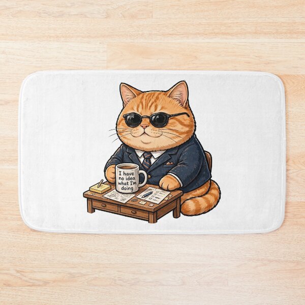 Item preview, I Have No Idea What I'm Doing Cat designed and sold by CatstheticShop1.