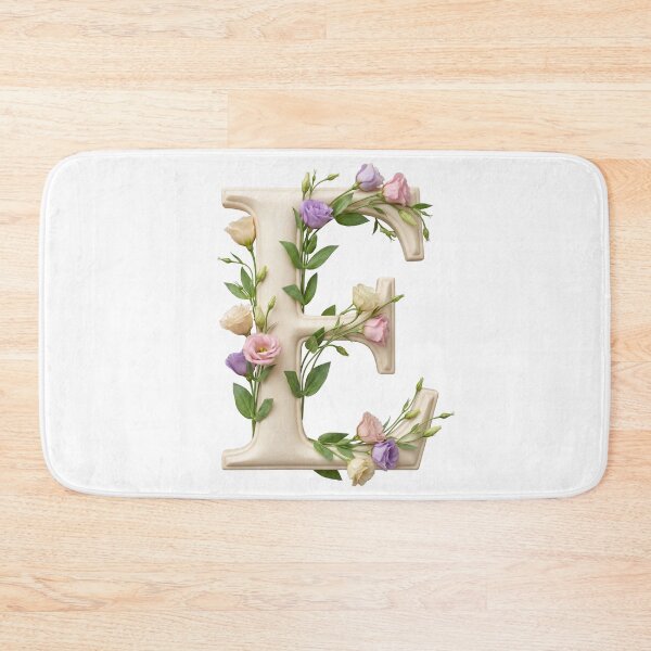 Item preview, Botanical Floral Letter E Monogram designed and sold by Helenaphotoart.