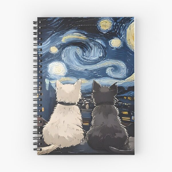 Item preview, Cat Paint With Night and Moon designed and sold by CherryStuff.