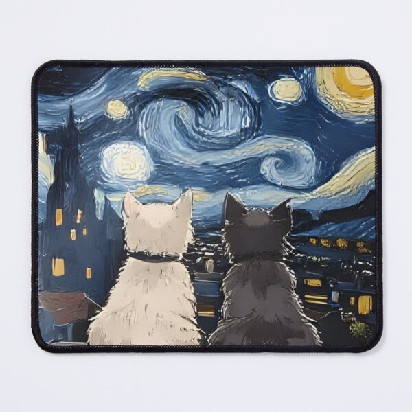 Item preview, Cat Paint With Night and Moon designed and sold by CherryStuff.