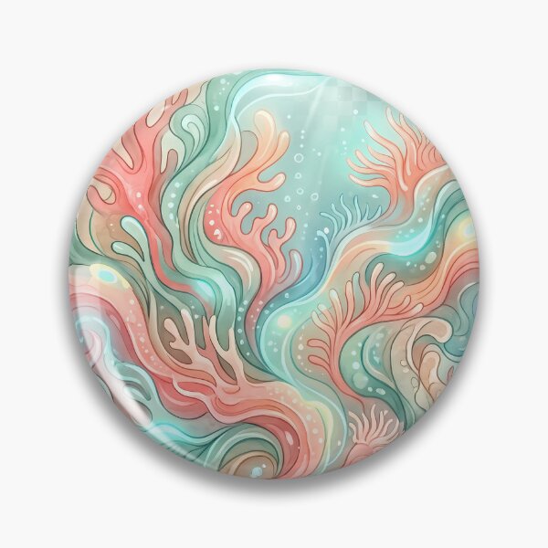 Item preview, Coral Reef Dreams Abstract designed and sold by VictoriaaStore.