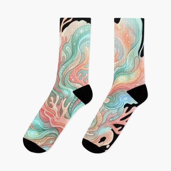 Item preview, Coral Reef Dreams Abstract designed and sold by VictoriaaStore.