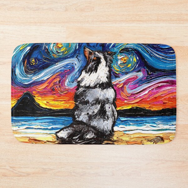 Item preview, Merle Shetland Sheepdog Night designed and sold by AjaTrier.