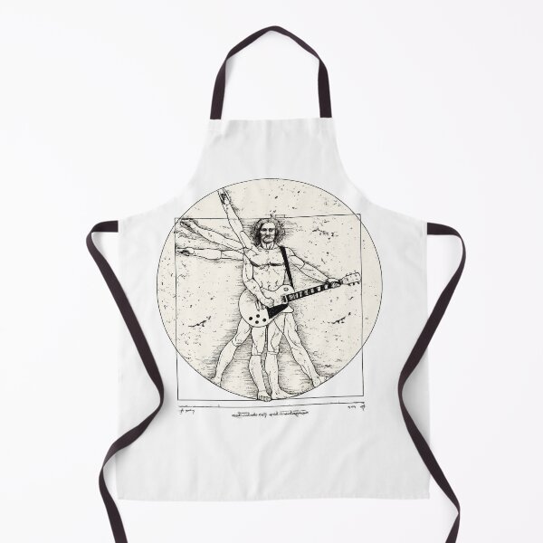 Item preview, Vitruvian Guitarist Shirt | Renaissance Rock Musician Graphic Tee designed and sold by GarnerSupplyCo.