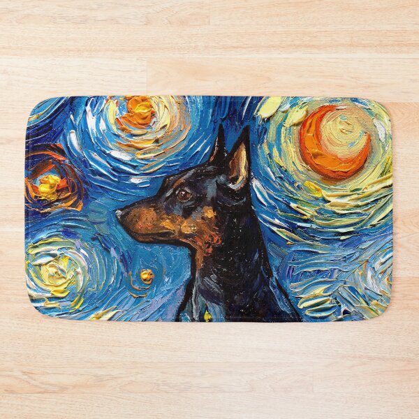 Item preview, Miniature Pinscher Night designed and sold by AjaTrier.
