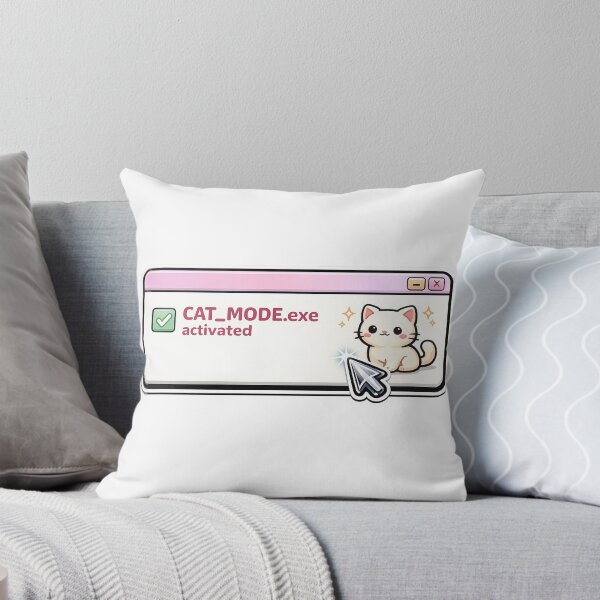 Item preview, Cat Mode Activated | Cute Y2K Chrome Cursor Kitten Design designed and sold by Loading Crush.