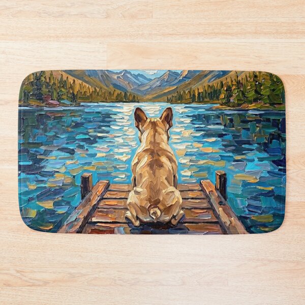 Item preview, On The Dock – French Bulldog designed and sold by AjaTrier.