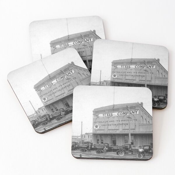Item preview, Foto antigua de la gasolinera Texaco de Galveston designed and sold by Dimensionality.