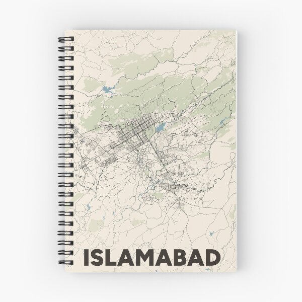 Item preview, Islamabad Map designed and sold by MapsNerd.