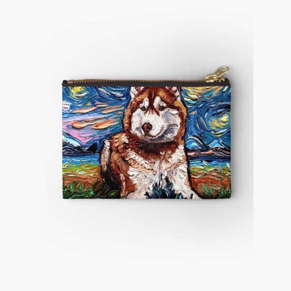 Item preview, Red Husky Night designed and sold by AjaTrier.