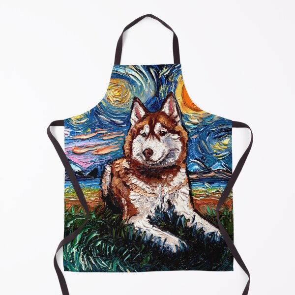 Item preview, Red Husky Night designed and sold by AjaTrier.