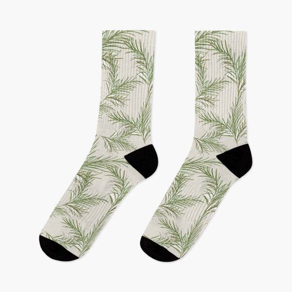 Item preview, Palm leaves on an off white background! designed and sold by Nana Dancer Designs.