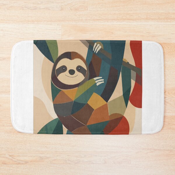 Item preview, Low-Poly Sloth Wall Art designed and sold by MahnoorDesigns.