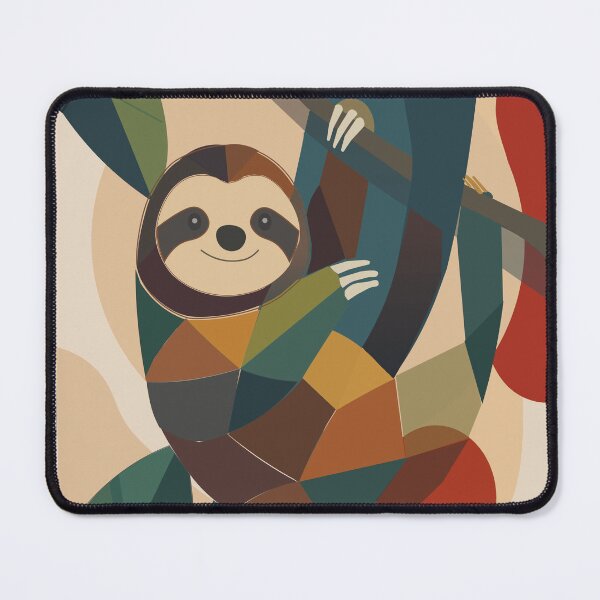 Item preview, Low-Poly Sloth Wall Art designed and sold by MahnoorDesigns.