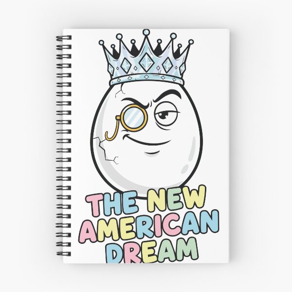 Item preview, "The New American Dream" Funny Egg Inflation Meme - Luxury Groceries - Sarcastic Economy Art designed and sold by BestChoiceService.