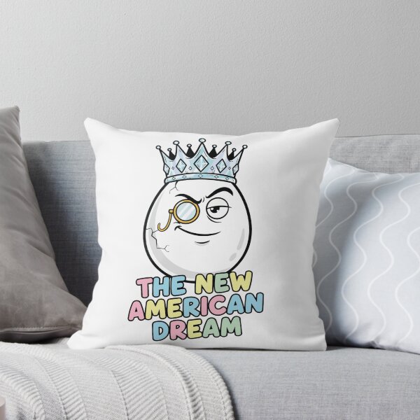 Item preview, "The New American Dream" Funny Egg Inflation Meme - Luxury Groceries - Sarcastic Economy Art designed and sold by BestChoiceService.