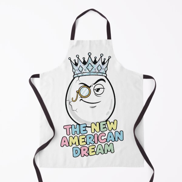 Item preview, "The New American Dream" Funny Egg Inflation Meme - Luxury Groceries - Sarcastic Economy Art designed and sold by BestChoiceService.