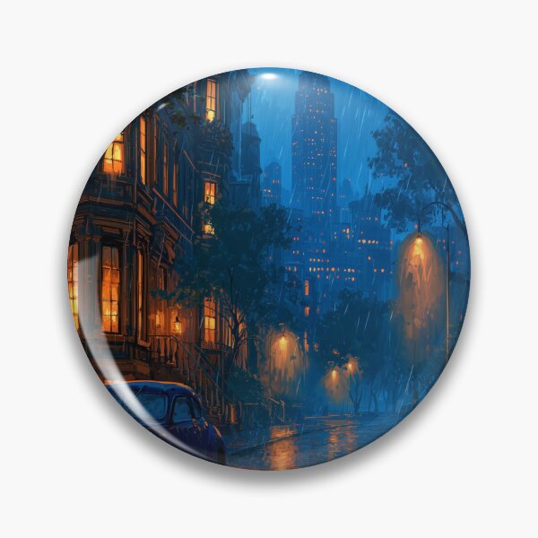 Item preview, Rainy New York Street At Night designed and sold by Rtymer.
