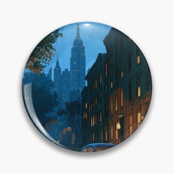 Item preview, Rainy New York Street At Night designed and sold by Rtymer.