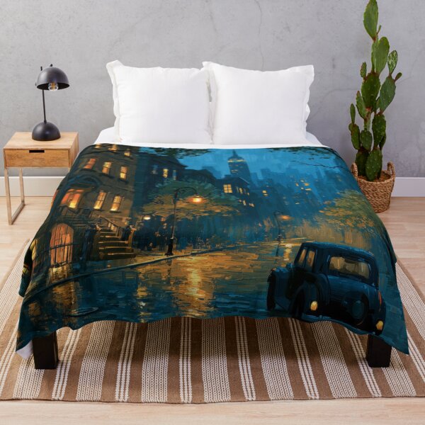 Item preview, Rainy New York Street At Night designed and sold by Rtymer.