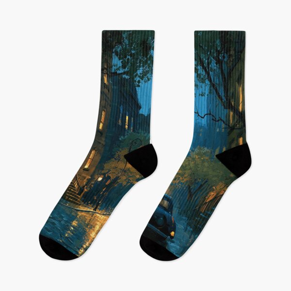 Item preview, Rainy New York Street At Night designed and sold by Rtymer.