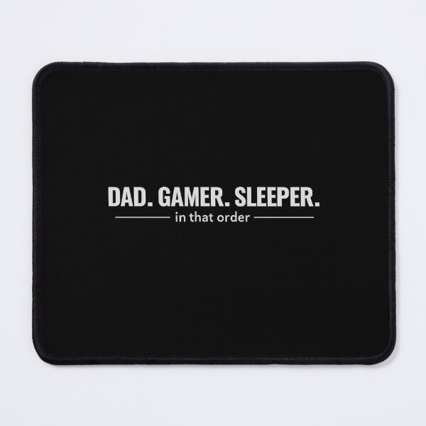 Item preview, Dad Gamer Sleeper Funny Gaming Dad Minimal Typography T-Shirt designed and sold by Line-Mood1⭐️⭐️⭐️⭐️⭐️.