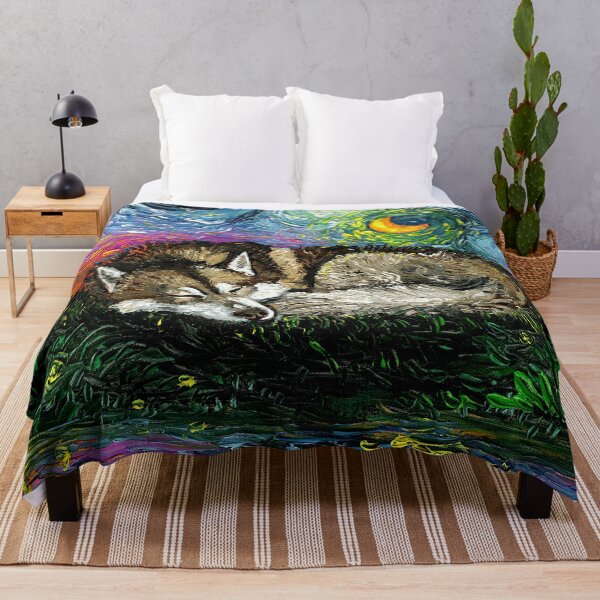 Item preview, Sleeping Husky Night designed and sold by AjaTrier.