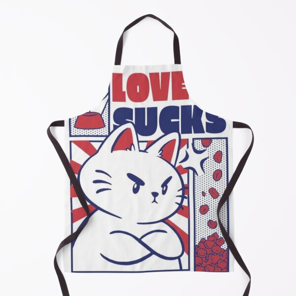 Item preview, Fun Cat Graphic Love sucks designed and sold by CherryStuff.
