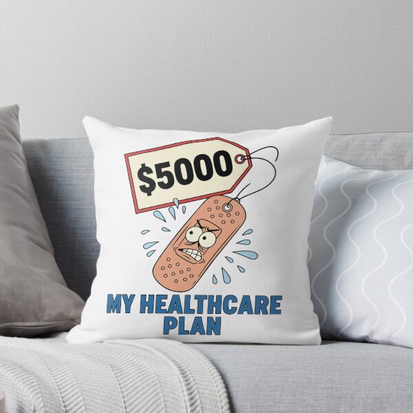 Item preview, "My Healthcare Plan" Funny Medical Bill Graphic - $5000 Band-Aid Art - US Healthcare System Humor designed and sold by BestChoiceService.