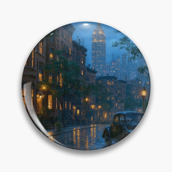 Item preview, Rainy New York Street At Night designed and sold by Rtymer.