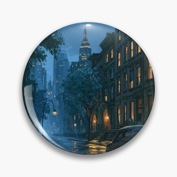 Item preview, Rainy New York Street At Night designed and sold by Rtymer.