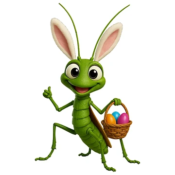 Artwork thumbnail, Easter Stick Insect by Sillytoe