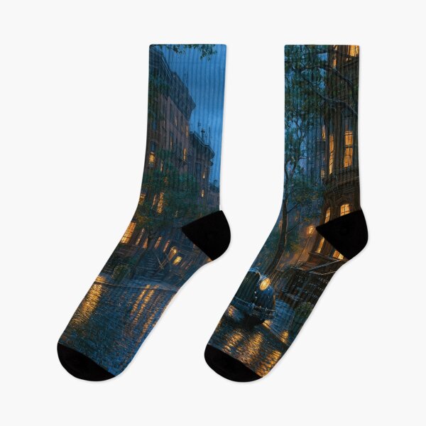 Item preview, Rainy New York Street At Night designed and sold by Rtymer.