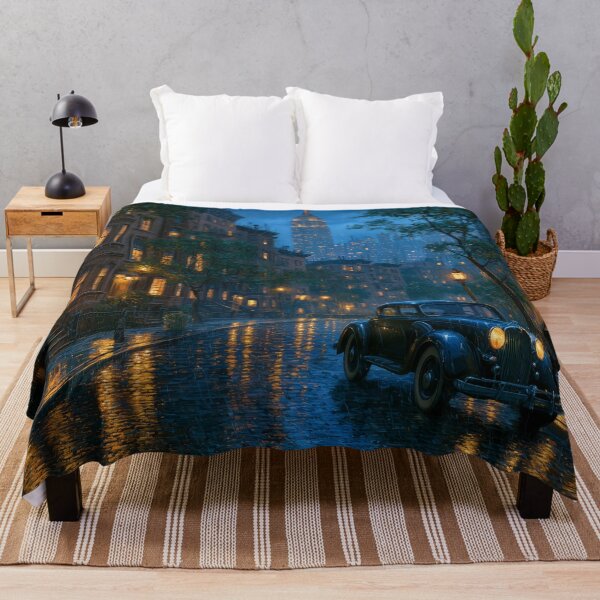 Item preview, Rainy New York Street At Night designed and sold by Rtymer.