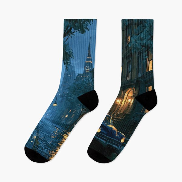 Item preview, Rainy New York Street At Night designed and sold by Rtymer.