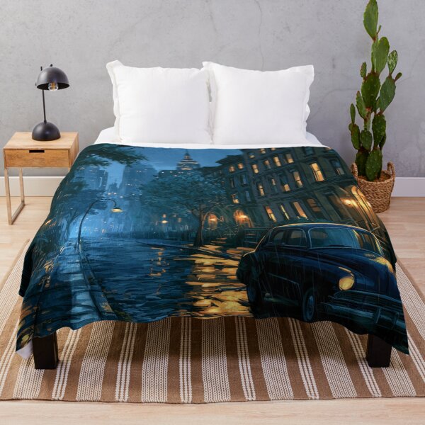 Item preview, Rainy New York Street At Night designed and sold by Rtymer.