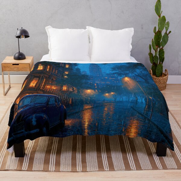Item preview, Rainy New York Street At Night designed and sold by Rtymer.