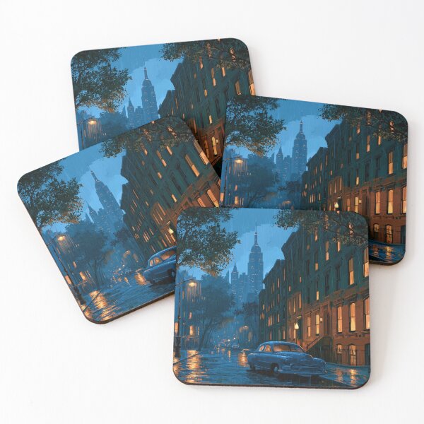 Item preview, Rainy New York Street At Night designed and sold by Rtymer.