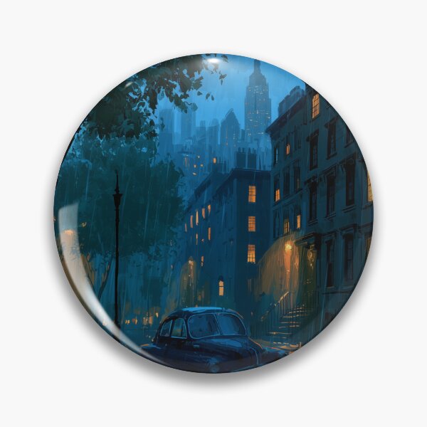 Item preview, Rainy New York Street At Night designed and sold by Rtymer.