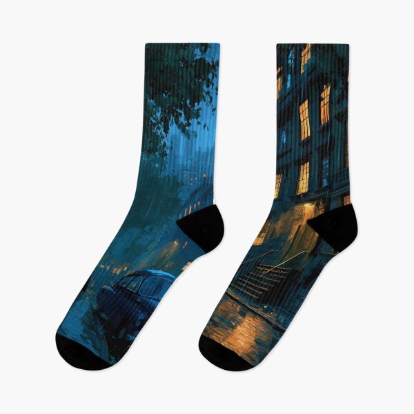 Item preview, Rainy New York Street At Night designed and sold by Rtymer.
